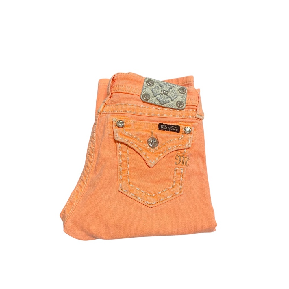 Miss Me Neon Orange Bermuda Shorts / Capris Size 16 Girls